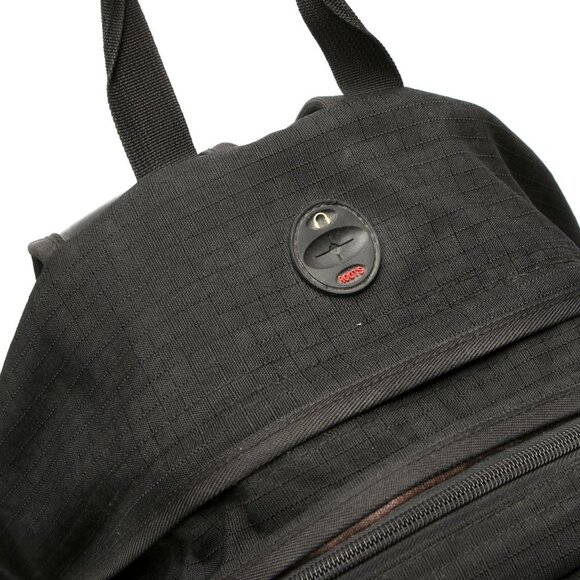 ROOTS Backpack Knapsack Bag Black Grey School Travel Hiking Outdoors Summer - Picture 8 of 13